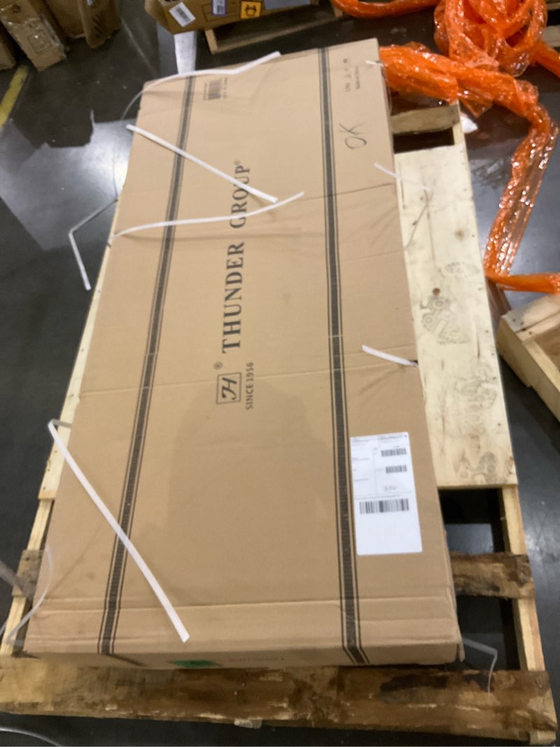 slwt42460f4 work table, 24" x 60" x 35", 18 gauge/430 stainless steel flat top, 4" backsplash, turn-down edges, galvanized steel adjustable undershelf & legs