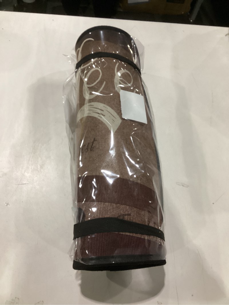 Condition photo showing Good Condition for Kitchen Mats for Floor Kitchen Rugs Sets of 2 Non Slip Washable Brown Coffee Kitchen Rugs Anti Fatigue 47x17 Inch and 30x17 Green 17"x47"+17"x30"