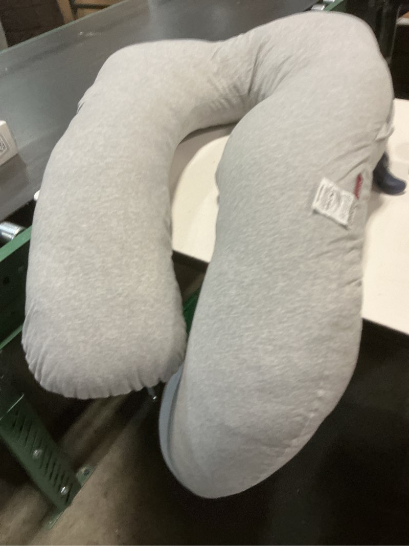 Condition photo showing Good Condition for Momcozy U Shaped Pregnancy Pillows with Cotton Removable Cover, 57 Inch Full Body Pillow Maternity Support, Must Have for Pregnant Women, Hatha Grey