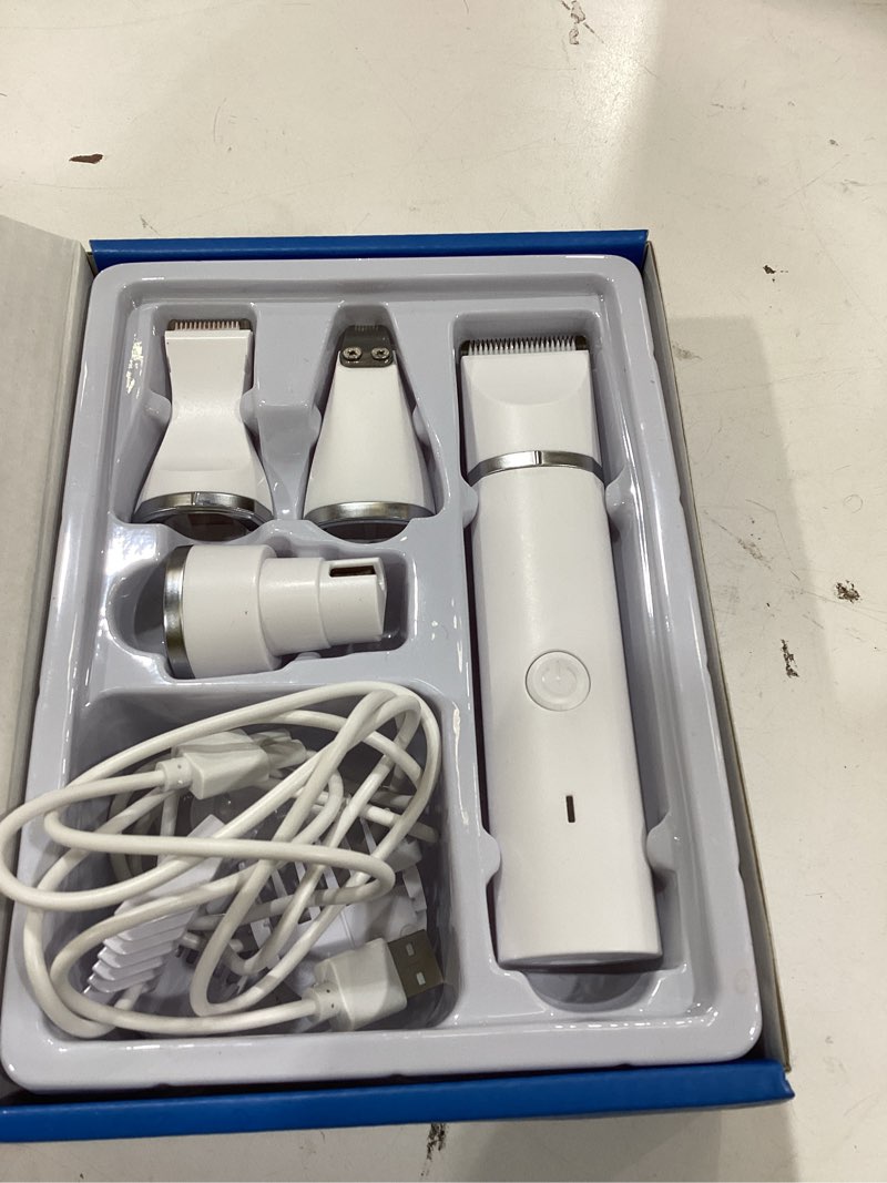 Condition photo showing Good Condition for veeconn dog clippers grooming kit hair clipper-low noise paw trimmer- rechargeable - cordless quiet nail grinder shaver for cats and other pets white
