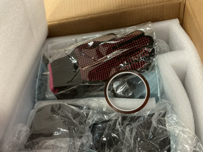 Condition photo showing Good Condition for planetflame tumbler and hat heat press machine, 2-in-1 combo machine for cup and cap with gloves and high temp heat resistant tape for 11oz-30oz sublimation tumbler and all caps, blue