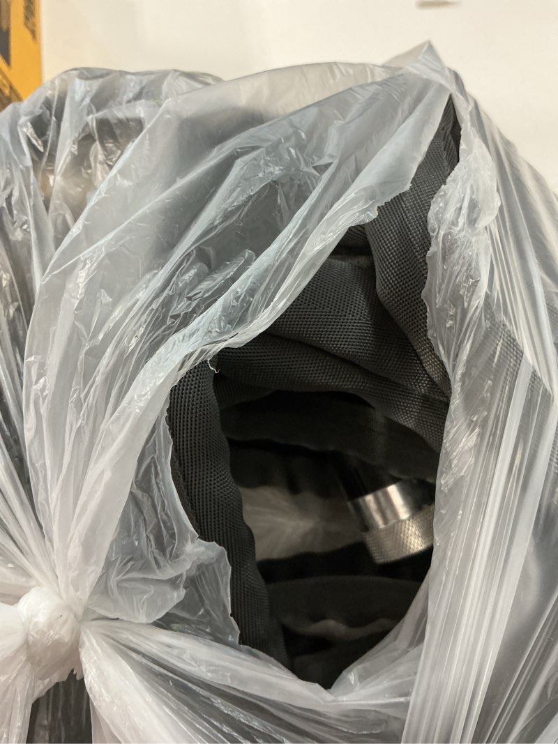 Condition photo showing As Is for zero-g teknor apex 5/8-in x 100-ft premium-duty kink free woven gray hose