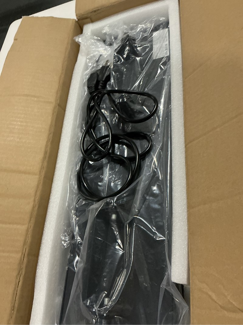 Condition photo showing As Is for U`King DJ Laser Light, 5 Beam Effect Sound Activated DJ Party Lights RGBYC LED Laser Light Show with DMX Control for Disco Dancing Birthday Bar Stage Lighting 22.4*6.1*4.5in