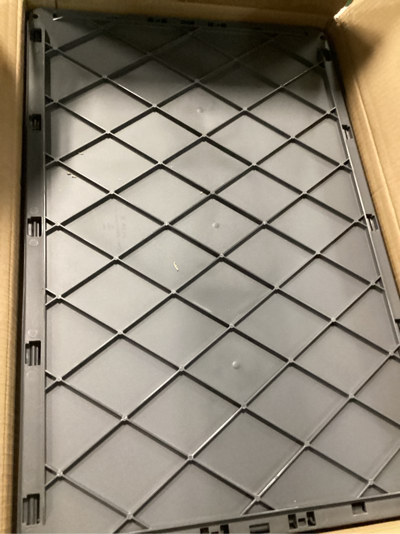 Condition photo showing Good Condition for citylife 64l collapsible storage bins with lids plastic storage containers for organizing stackable storage box large heavy duty utility crates, 2 packs 2 packs-grey 64l/67.6qt