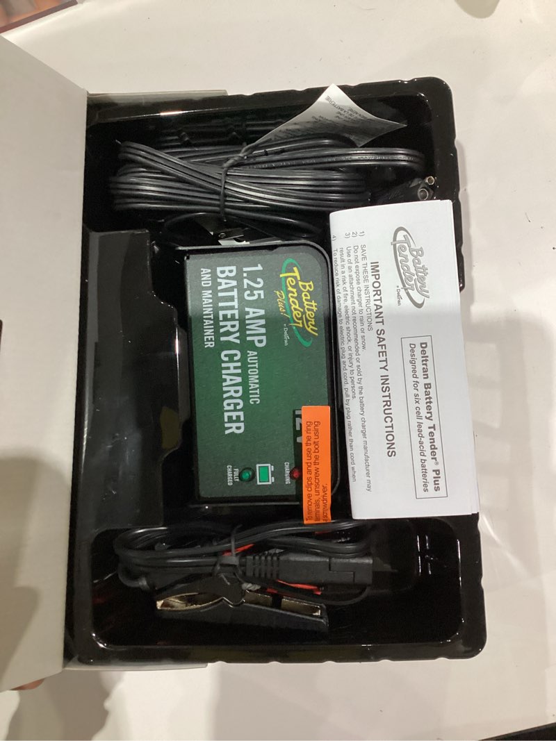 Condition photo showing Good Condition for Battery Tender Plus 12V 1.25 AMP Car & Motorcycle Battery Charger and Maintainer, Float Charge for Automotive, and ATVs - Smarter Than a Trickle Charger
