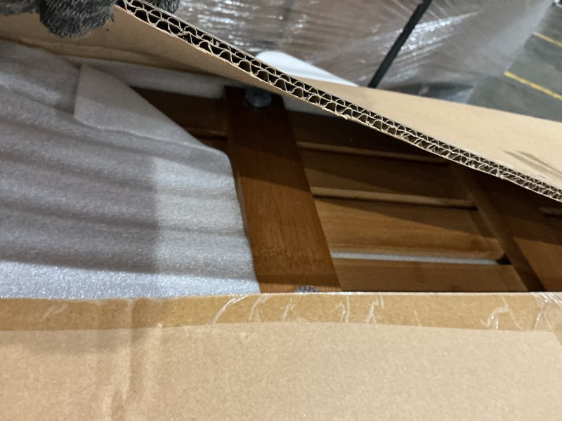Condition photo showing Good Condition for bamboo bath mat for shower with non-slip rubber,bathtub mat,floor mat,shower mat for indoor,outdoor,spa, sauna, pool (brown, 25.5 * 17 * 1.4 inches) brown 25.5" x 17" (rectangular)