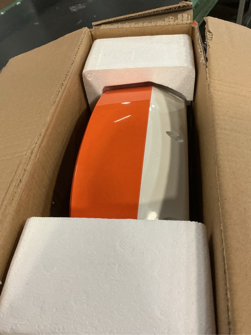 Condition photo showing Good Condition for powerfit power legs electric foot massager machine with heat - heated foot massager for neuropathy pain circulation - feet massager for pain relief with remote control orange with heat