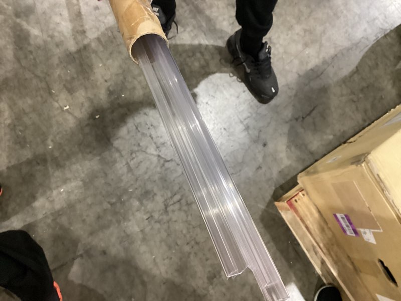 Condition photo showing Good Condition for shower door seal, 3 pack 3/8" x 78" glass door bottom seal, ultra clear frameless shower doors strip side u-type, shower door sweep to stop water leaks for 3/8 inch (10mm) glass 3pcs 3/8" x 78" uuii-type side & bottom