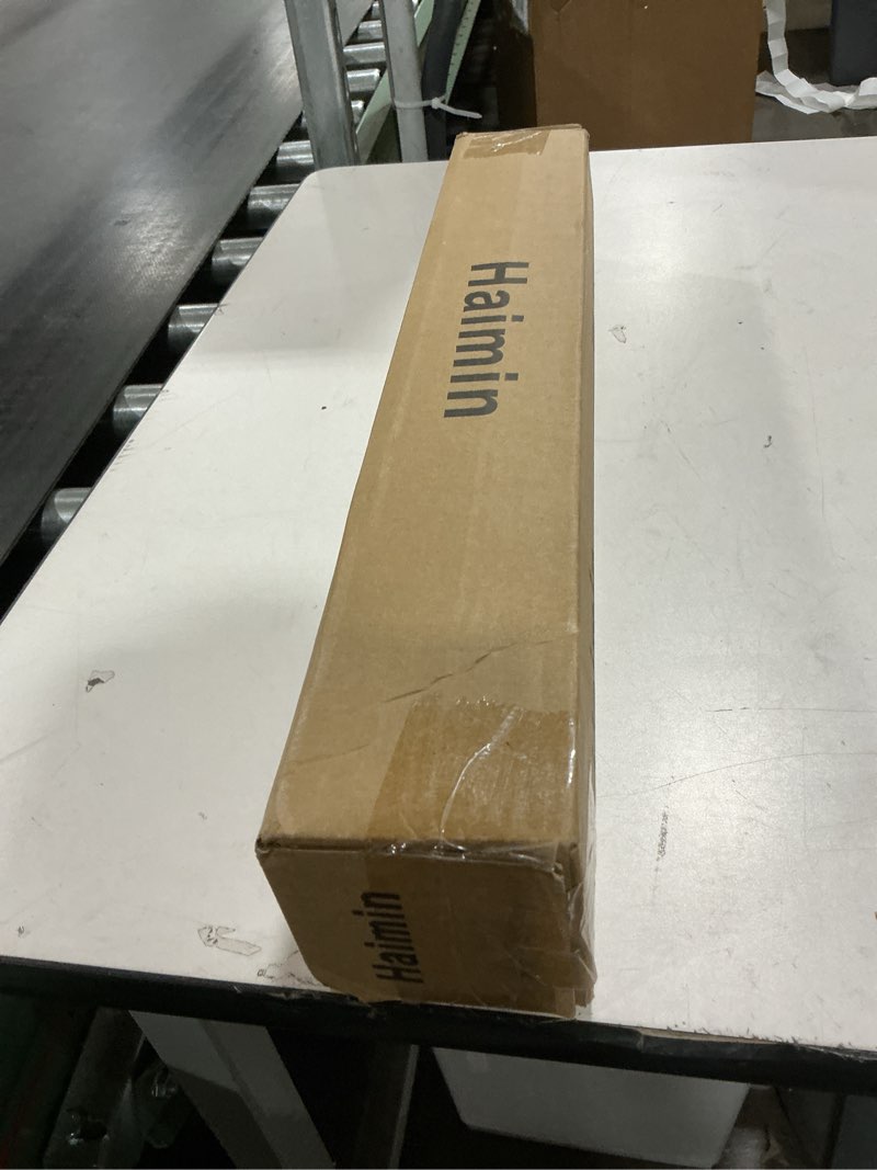 Condition photo showing New/Like New for Haimin Grasscloth Wallpaper Peel and Stick 20.9in X 393in Fabric Contact Paper Wall Paper Textured Wallpaper Horizontal Stripes Look Self-Adhesive Thick Vinyl Embossed (Beige)