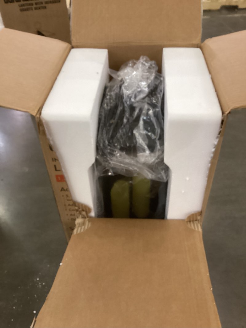 Condition photo showing New/Like New for Duraflame 28 in. Electric Lantern with Infrared Heat and Remote Control in Black