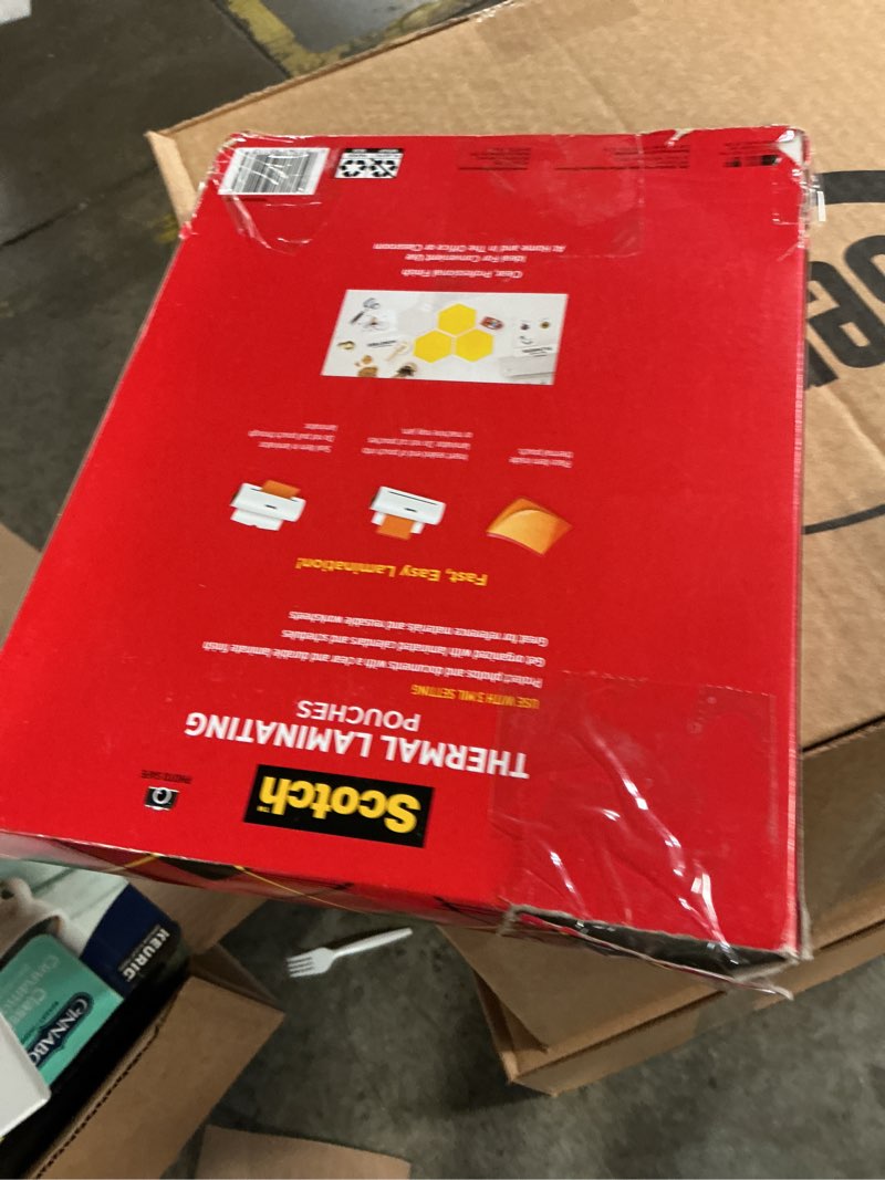 Condition photo showing New/Like New for scotch™ thermal pouches  8.9 in x 11.4 in