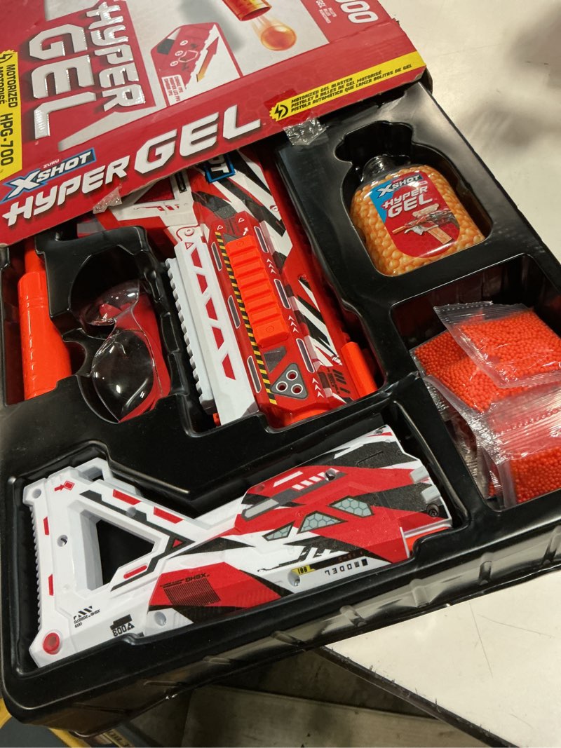 Condition photo showing Good Condition for x-shot hyper gel hpg-700 blaster 20,000 hyper gel pellets by zuru - white