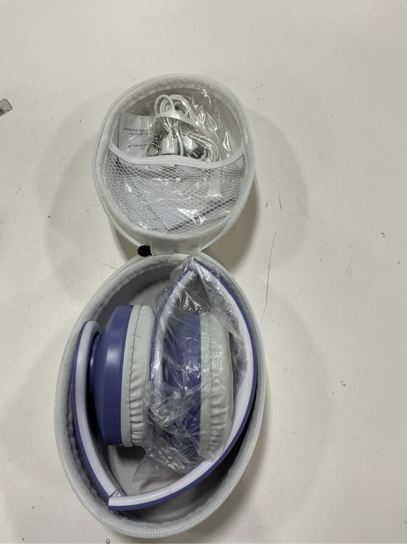 Condition photo showing Good Condition for tuinyo wireless headphones over ear, bluetooth headphones with microphone, foldable stereo wireless headsetfor travel work tv pc cellphone-purple