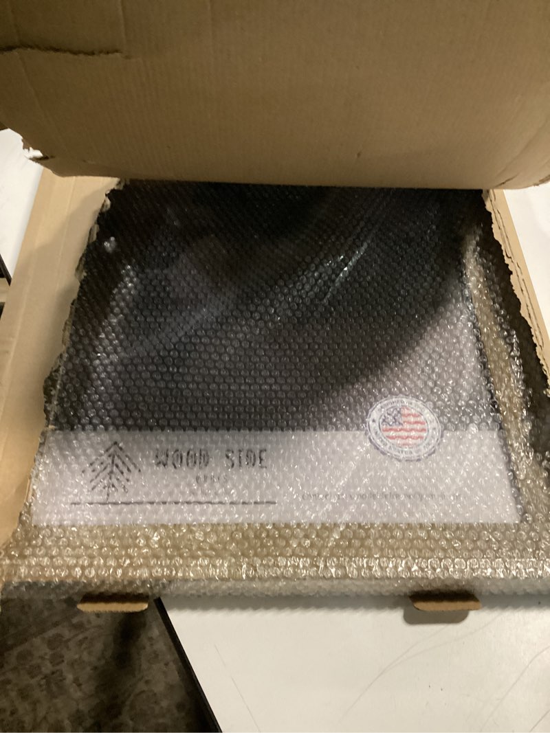 Condition photo showing item condition for Rustic Barnwood Picture Frames 14x22 - Natural Reclaimed Wood Wall Hanging - Handcrafted Vintage Distressed, 1 3/4" Frame Width Grey 14x22