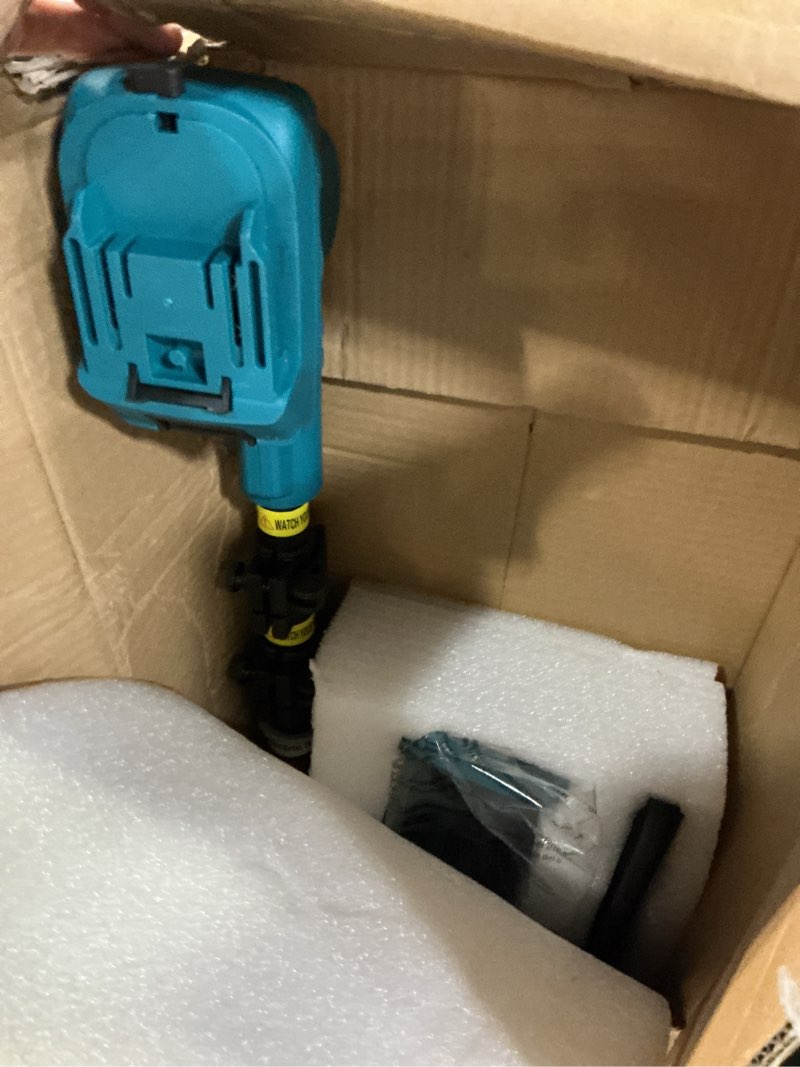 Condition photo showing Good Condition for seesii cordless pole chainsaw, hedge trimmer, pruning shears, 4000mah battery powered extendable garden tool kit for outdoor use, electric long reach saw, hedge and grass trimmer, pruner for yard care cobalt blue