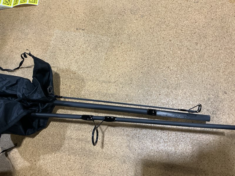 Condition photo showing New/Like New for daiwa black widow xt carp, 12ft, 3.0lb, 3 sections, progressive action, carp fishing rod, bwc2300-3