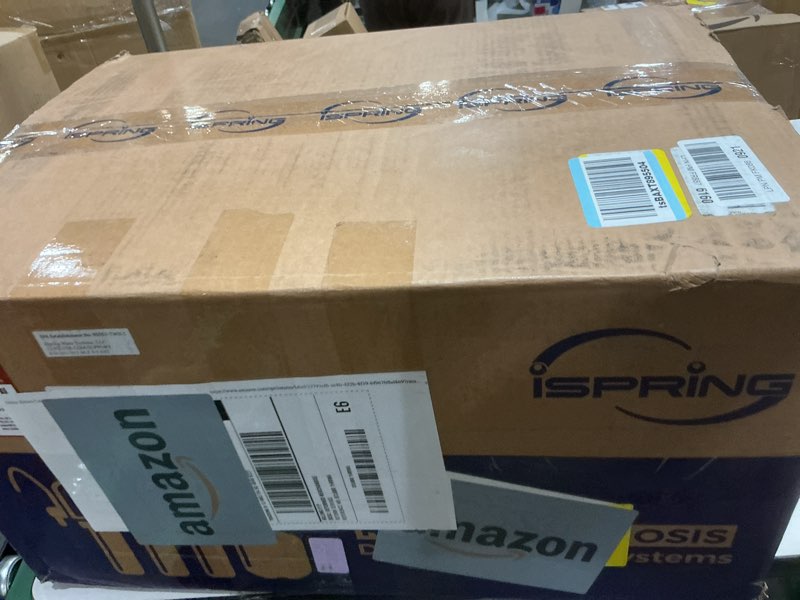 Condition photo showing New/Like New for iSpring RCC7AK, NSF Certified, 75 GPD, Alkaline 6-Stage Reverse Osmosis System, pH+ Remineralization RO Water Filter System Under Sink, Patented Top-Mounted Faucet Design for Easy Installation 6-Stage, Alkaline Brushed Nickel