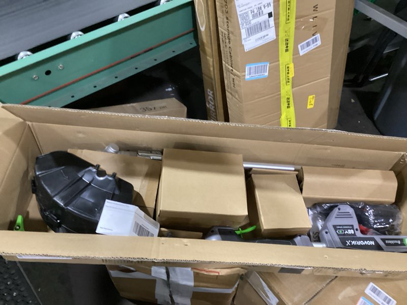 Condition photo showing Good Condition for novorikx 60v cordless string trimmer 17" trimmer weed wacker, 2-speed brushless weed eater, attachment capable, 5.0ah battery and charger included