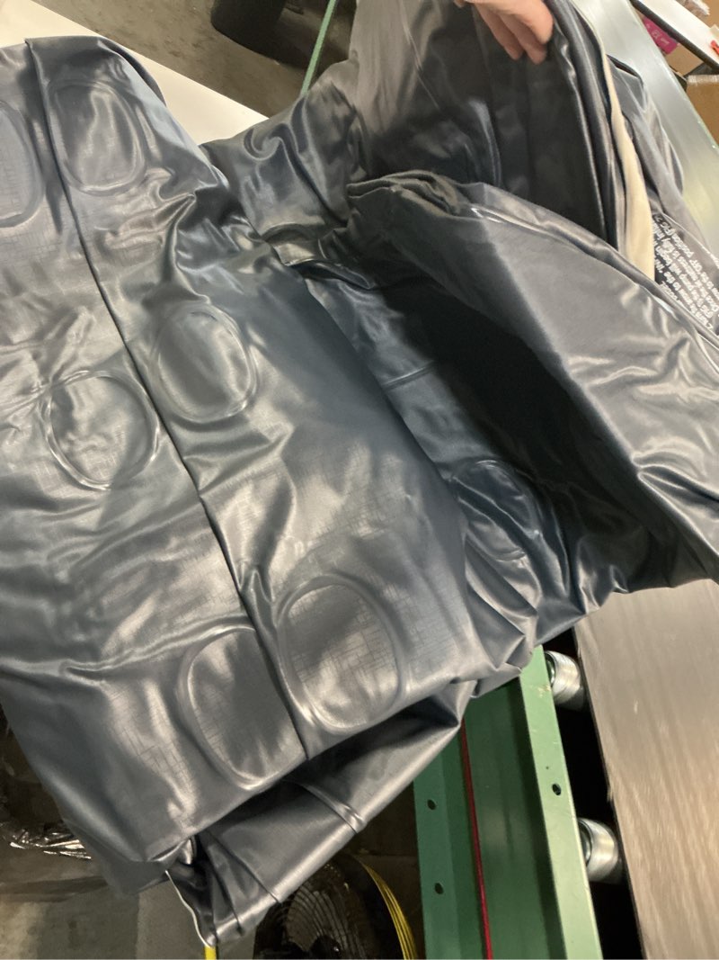 Condition photo showing As Is for queen air mattress with built in pump, 18" elevated height, 48hr leak-tested, honeycomb coil support, 800 lbs capacity, fast 3-min inflation–blow up mattress for guest room & sleepover queen (u.s. standard)