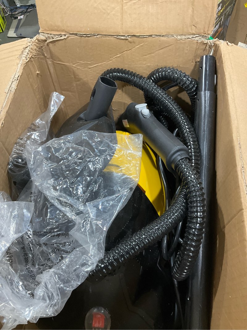 Condition photo showing As Is for McCulloch MC1275 Heavy-Duty Steam Cleaner, 45 Minute Runtime, 18 Accessories: Mop Head, Brushes, & More - Built for Home, Tile, Grout, Carpet, Furniture, & Personal Car Detailing