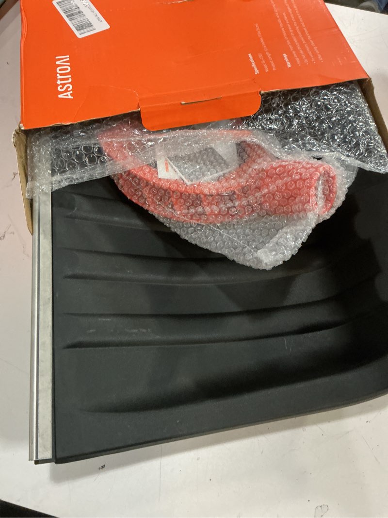 Condition photo showing Good Condition for AstroAI 62" Heavy-Duty Snow Shovel for Driveway with Adjustable Ergonomic D-Shape Handle, 17-Inch Wide Snow Shovel for Car with Stainless Steel Blade, Easily Remove Heavy Snow from Driveway, Yard Heavy Duty-Orange Black