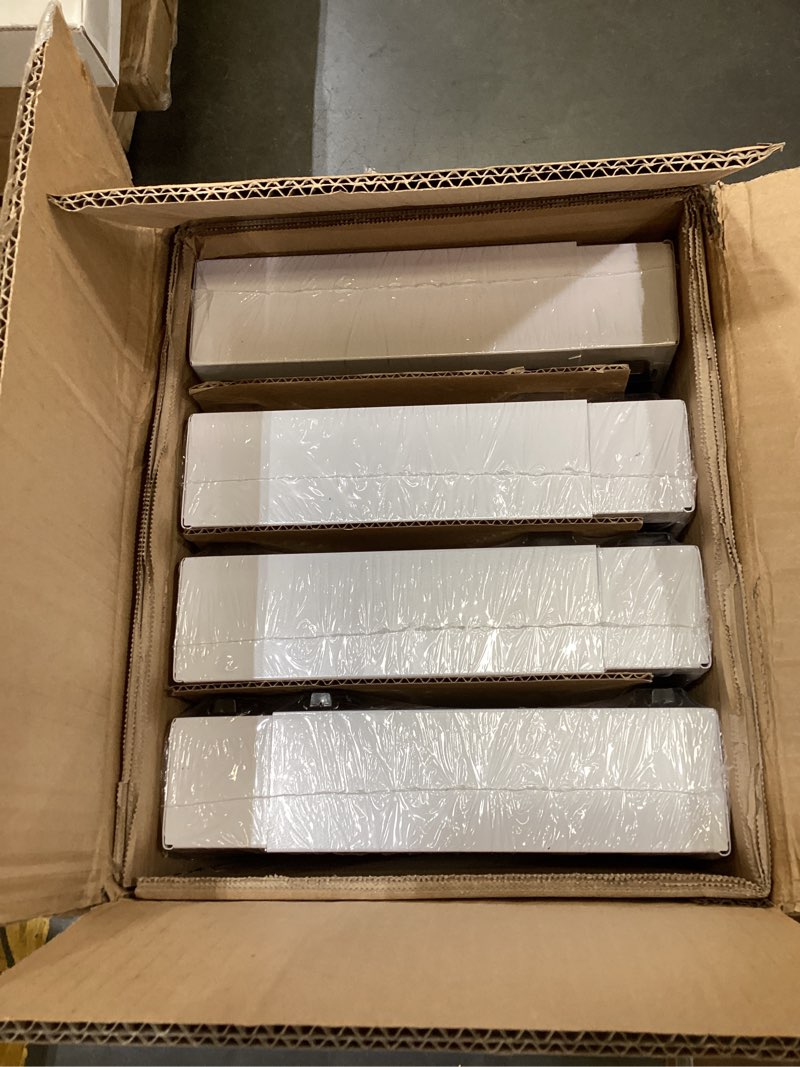 Condition photo showing Good Condition for 4 pack expandable width (9"-14.1") pull out cabinet organizer 21" deep with raising pad for framed cabinets, upgrade 3 slide rails slide out drawers, roll out shelves adhesive, white white 21"d x 9"-14.1"w(4pack)