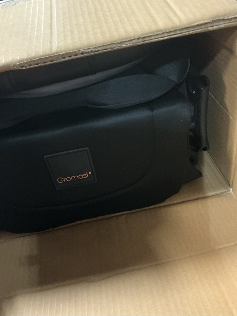 Condition photo showing Good Condition for gromast gravity folding baby stroller - portable travel toddler stroller w/adjustable backrest, canopy, footmuff & cup holder, lightweight and uv protected, one-hand automatic folding - light gray