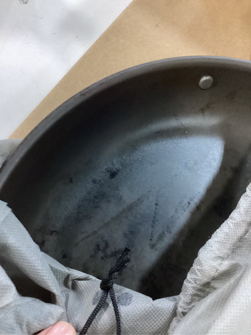 Condition photo showing As Is for misen carbon nonstick™ frying pan – carbon steel pan, naturally nonstick no-coating surface, ultra-durable & oven-safe, induction & gas compatible - 10 inch