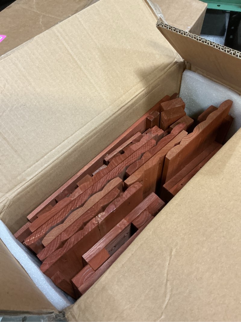 Condition photo showing Good Condition for FILWH Wooden Raised Garden Bed Vertical Planter Box, Freestanding Plant Stand for Indoor Outdoor Plants, Herbs, Flowers, Vegetables, Gardening (Reddish Brown, 4-Tier?29.9 x 17.9 x 55in) Reddish Brown 4-Tier?29.9 x 17.9 x 55in