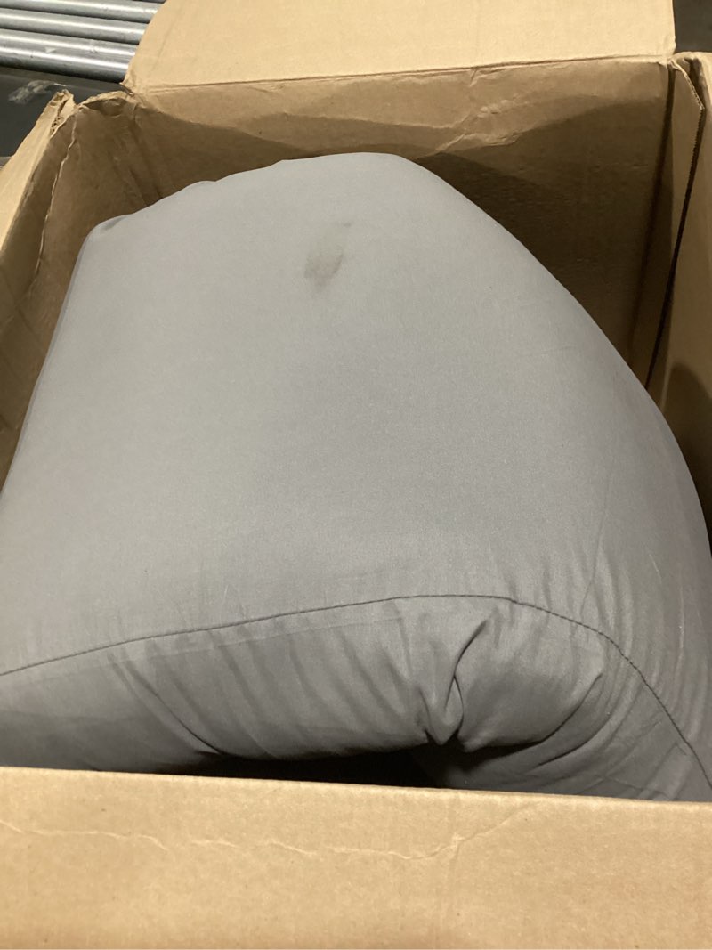 Condition photo showing Good Condition for ELNIDO QUEEN Body Pillow with Pillowcase - Soft Long Bed Pillow for Adults - Breathable Full Body Pillow Insert for Sleeping, 20x54inches, Grey