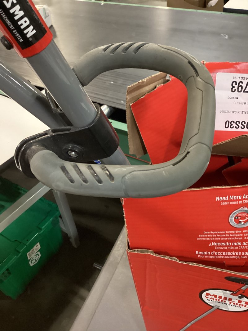 Condition photo showing As Is for craftsman ws4200 30-cc 4-cycle 17-in straight shaft attachment capable gas string trimmer