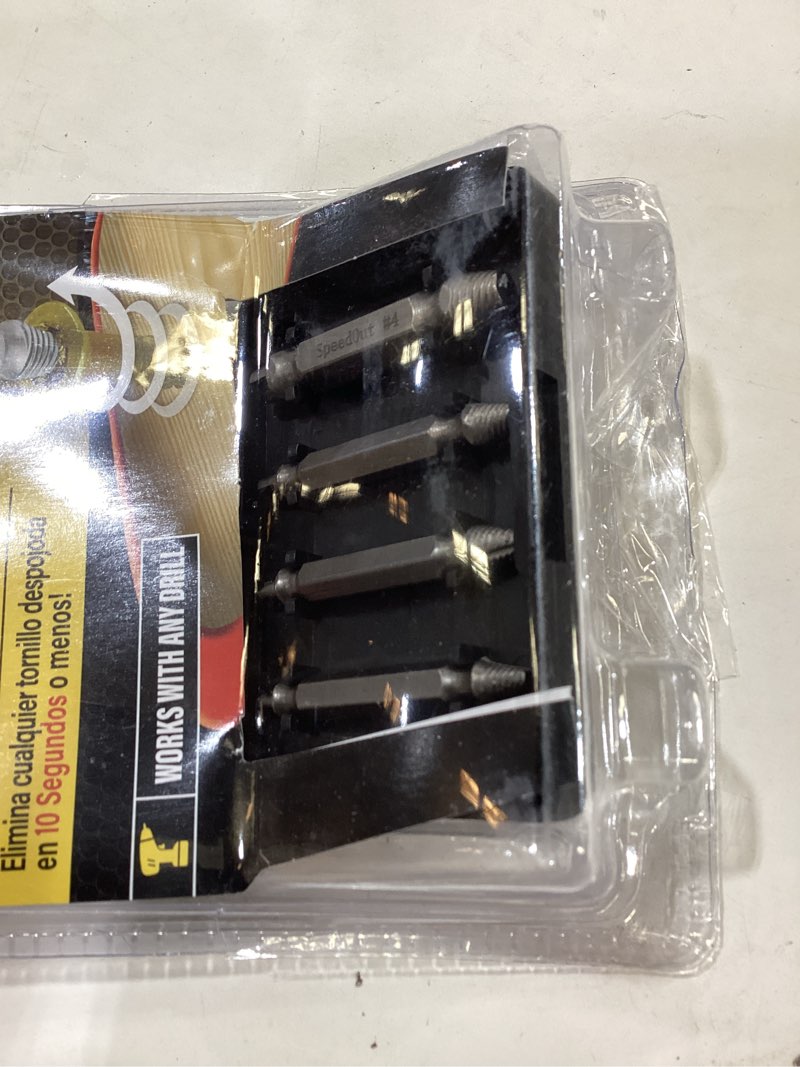 Condition photo showing Good Condition for speedout 4-pack hss double-ended 2-in screw extractor set