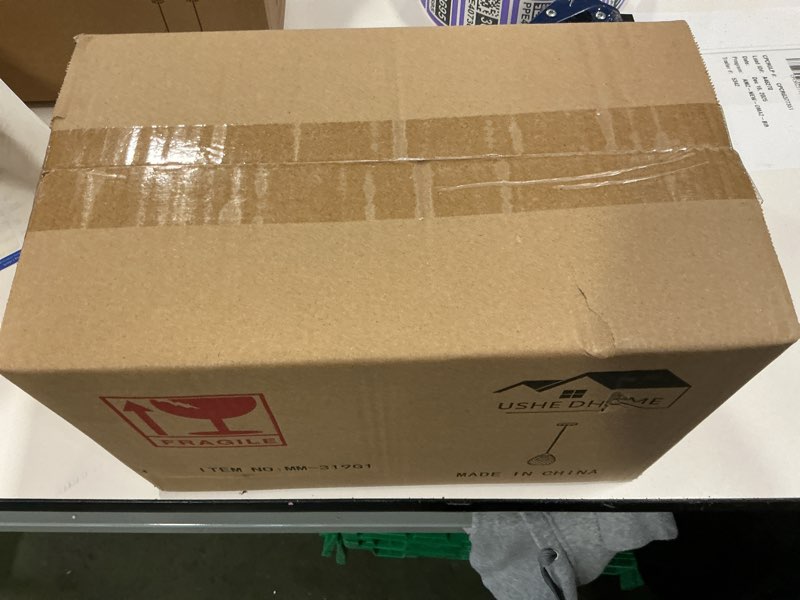 Condition photo showing New/Like New for Brushed Gold Pendant Lights Kitchen Island Glass Kitchen Pendant Lighting Over Island, 1-Light Modern Brass Hanging Light Fixtures for Kitchen Sink Dining Room Bedroom, E26 Gold 1-Light, H 10"