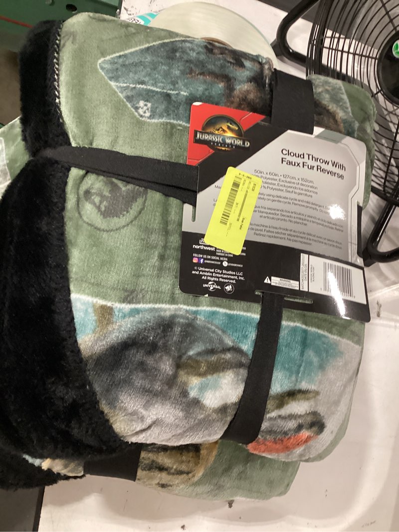 Condition photo showing Good Condition for northwest licensed character plush faux fur kids throw blanket, 50" x 60