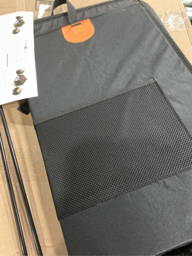 Condition photo showing Good Condition for kyg large dog car seat for large medium size dogs with cushion, waterproof hard bottom car seat cover for dogs with 3 mesh windows, foldable pet carseat for cars/suvs/trucks