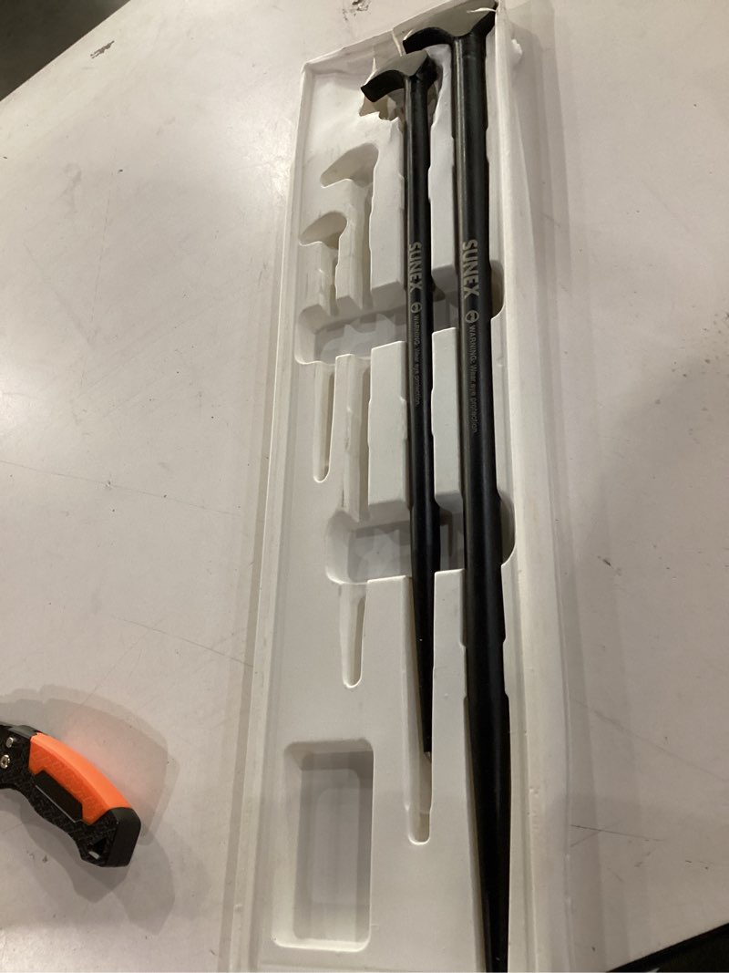 Condition photo showing As Is for SUNEX TOOLS 9804 Rolling Head Pry Bar Set, 6-Inch - 20-Inch,