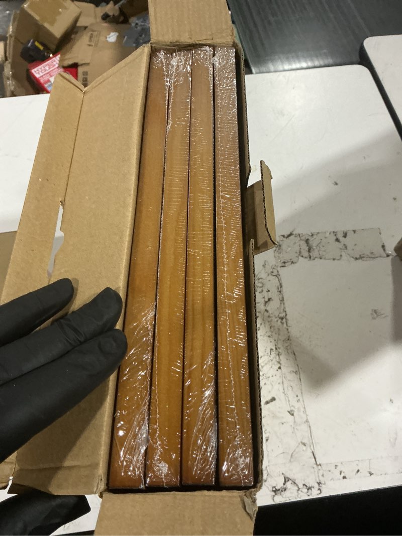 Condition photo showing New/Like New for kinlink 11x14 picture frame brown, solid wood frames with acrylic plexiglass for pictures 5x7/8x10 with mat or 11x14 without mat, tabletop and wall display, set of 4 brown 11x14