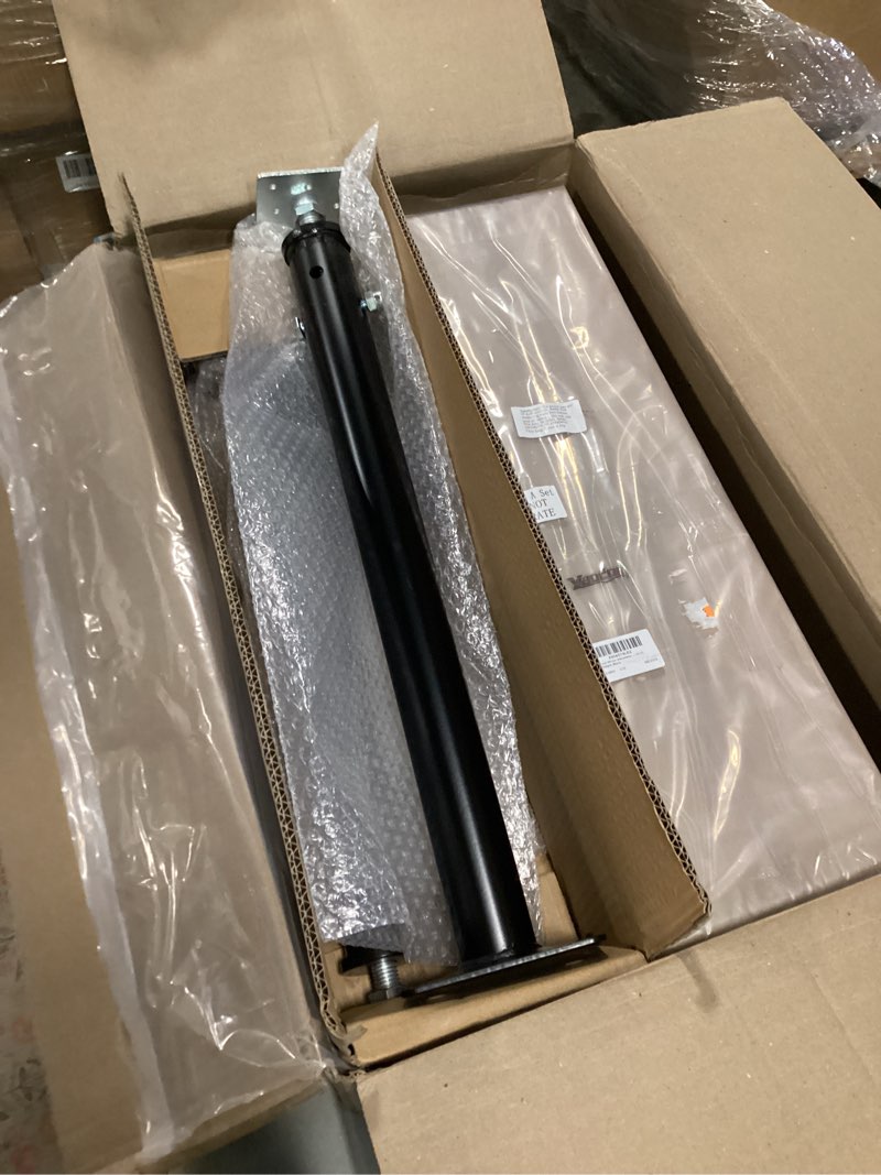 Condition photo showing New/Like New for yaocom 4 pack winter adjustable floor jack post basement house floor jack steel support jacks post pole for porch roof deck heavy load areas, 23.23"-43.31" adjustable height, black