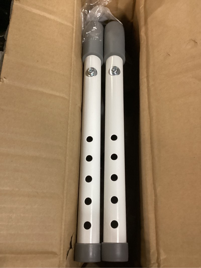 Condition photo showing As Is for Dual Bed Side Hand Rail, Bed Assist Rail Adjustable Medical Hospital Assistive Devices Bed Rails for Elderly Adults, Fits Queen, Full & Twin Beds