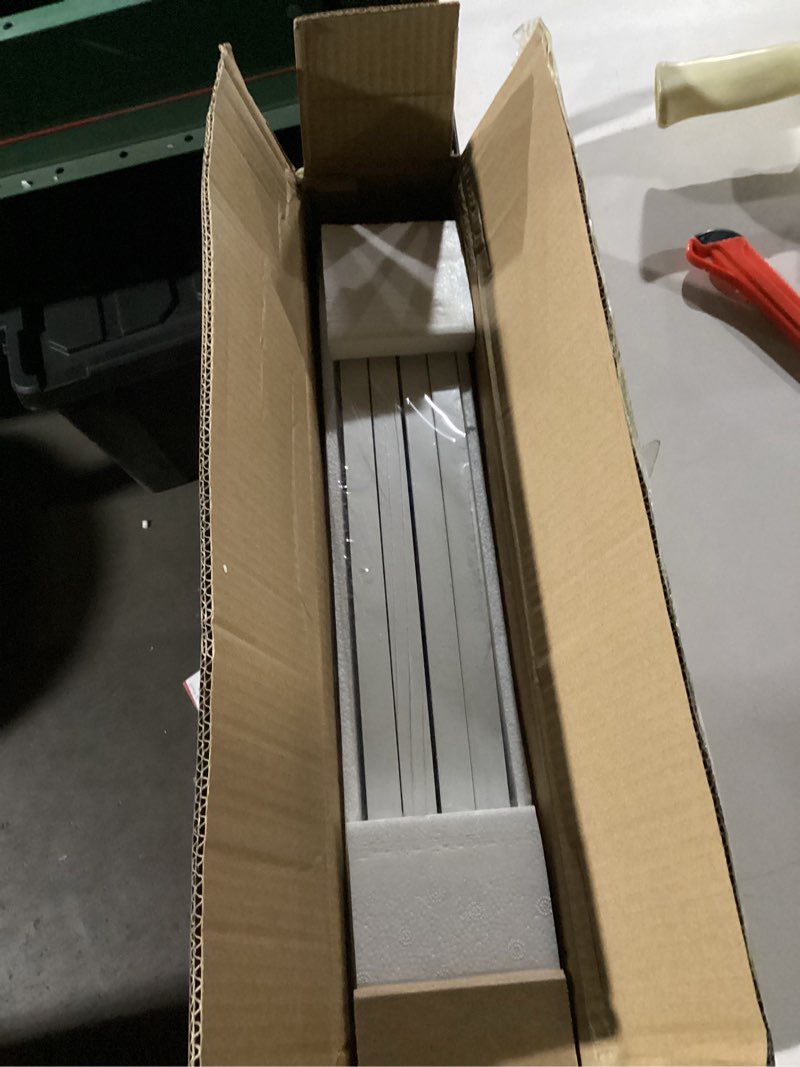 Condition photo showing Good Condition for Spirich Free Standing Foldable Wire Pet Gate for Dogs, 80 inches Extra Wide, 30 inches Tall 4 Panels Dog Gate for the House, Doorway, Stairs, Pet Puppy Safety Fence,Set of Support Feet Included, White White ?4 Panels?80"W x 30"H