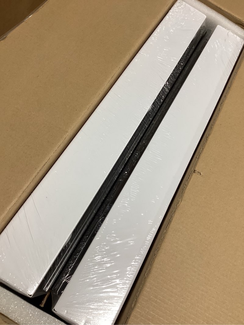 Condition photo showing New/Like New for 2 Pack Pull Out Cabinet Organizers 21" Deep With Raising Pad for Framed Cabinets, Expandable Width (15.2"-26.3") Slide Out Drawers Upgrade 3 Slide Rails, Roll Out Shelves Adhesive, White White 15.2"-26.3"Wide x 21"Deep(2 Pack)