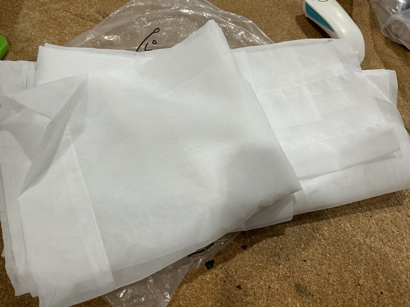 Condition photo showing Good Condition for koufall 86 inch length white curtains for bedroom,bronze grommet light filtering linen semi sheer curtain drapes 86 inches long for living room 52"w x 86"l (pack of 2) white