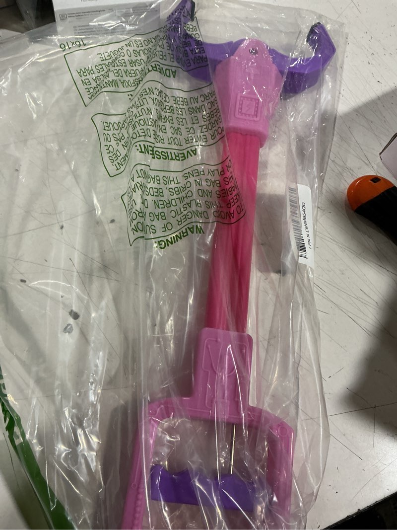 Condition photo showing As Is for claw grabber toy, children intelligence grabber toys hand claw grabber kids grabbing pick up toys pink