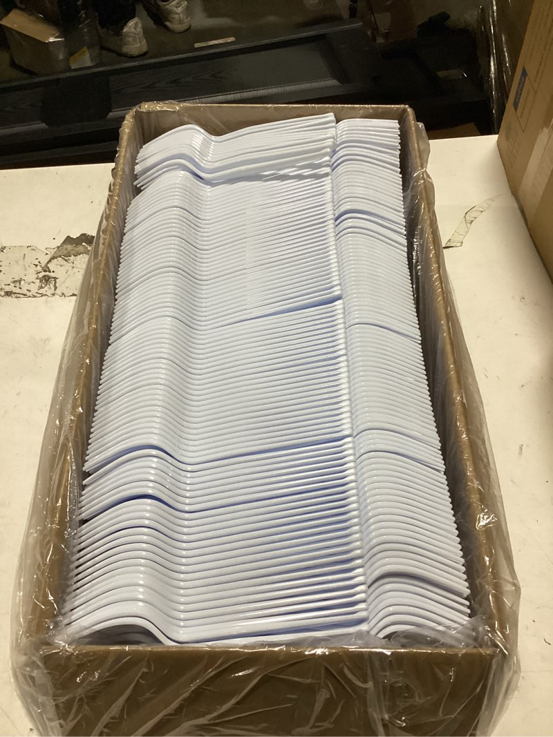 Condition photo showing Good Condition for dixie 7.13" heavy-weight polystyrene plastic forks by gp pro, clear, 1000 count, fh017