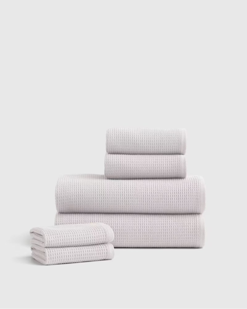 quince turkish waffle terry bath towel bundle