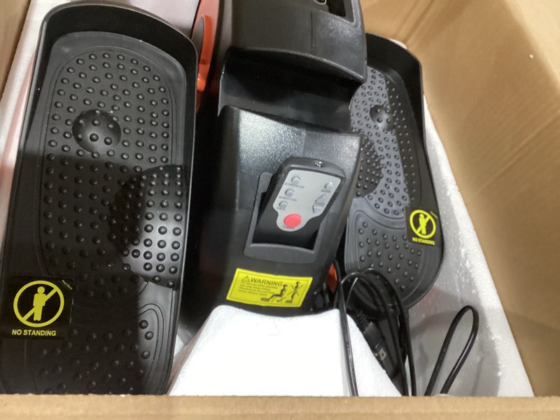 Condition photo showing Good Condition for under desk elliptical machine, electric elliptical leg exerciser for seniors with 12 adjustable, portable quiet elliptical exercise machine, seated pedal exerciser with remote control