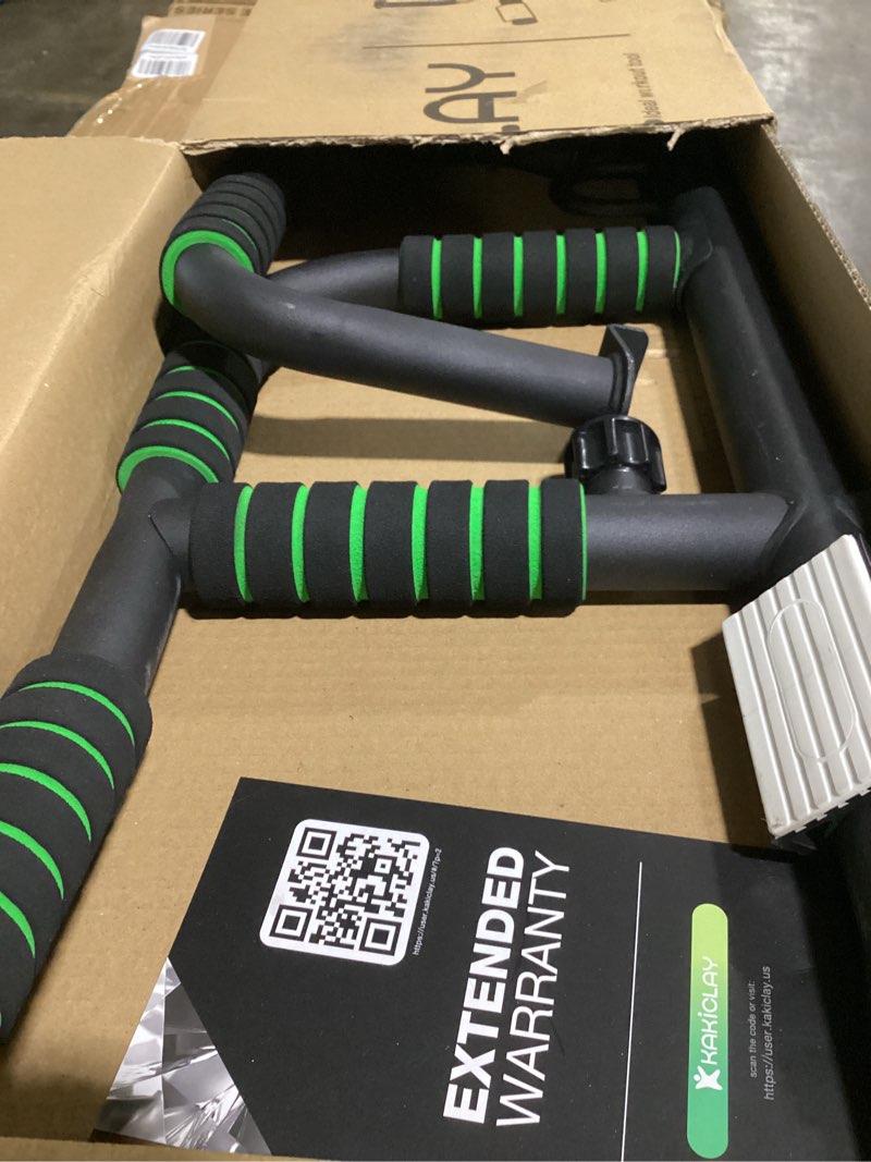 Condition photo showing Good Condition for possibly used kakiclay new upgrade pull up bar for doorway with ergonomic grip - upto 440 lbs capacity, no screwing or slipping - usa original patent, designed, shipped, warranty