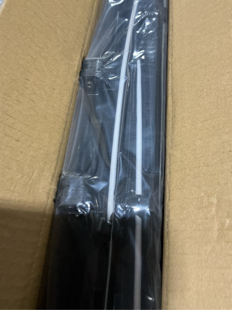 Condition photo showing Good Condition for Petskd Extra Large Cat Carrier with Wheels and Litter Box, 24"x17"x17" Rolling Soft Carrier Until 55LBS Pets with 5 Breathable Mesh Windows and Locking Zippers for Long Distance Car Travel(Black) Black(with wheels)