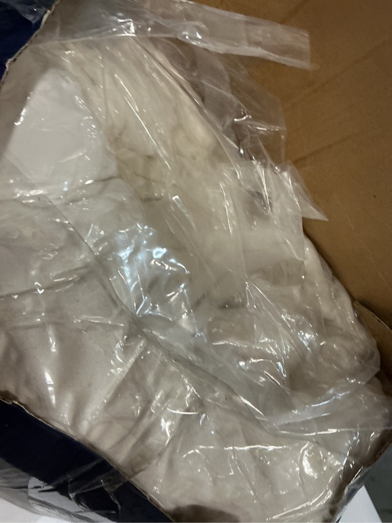 Condition photo showing Good Condition for BEDELITE Fleece King Comforter Set -Super Soft & Warm Fluffy Cream White Faux Fur Bedding, Luxury Fuzzy Heavy Bed Set for Winter with 2 Pillow Cases Cream-elegant King