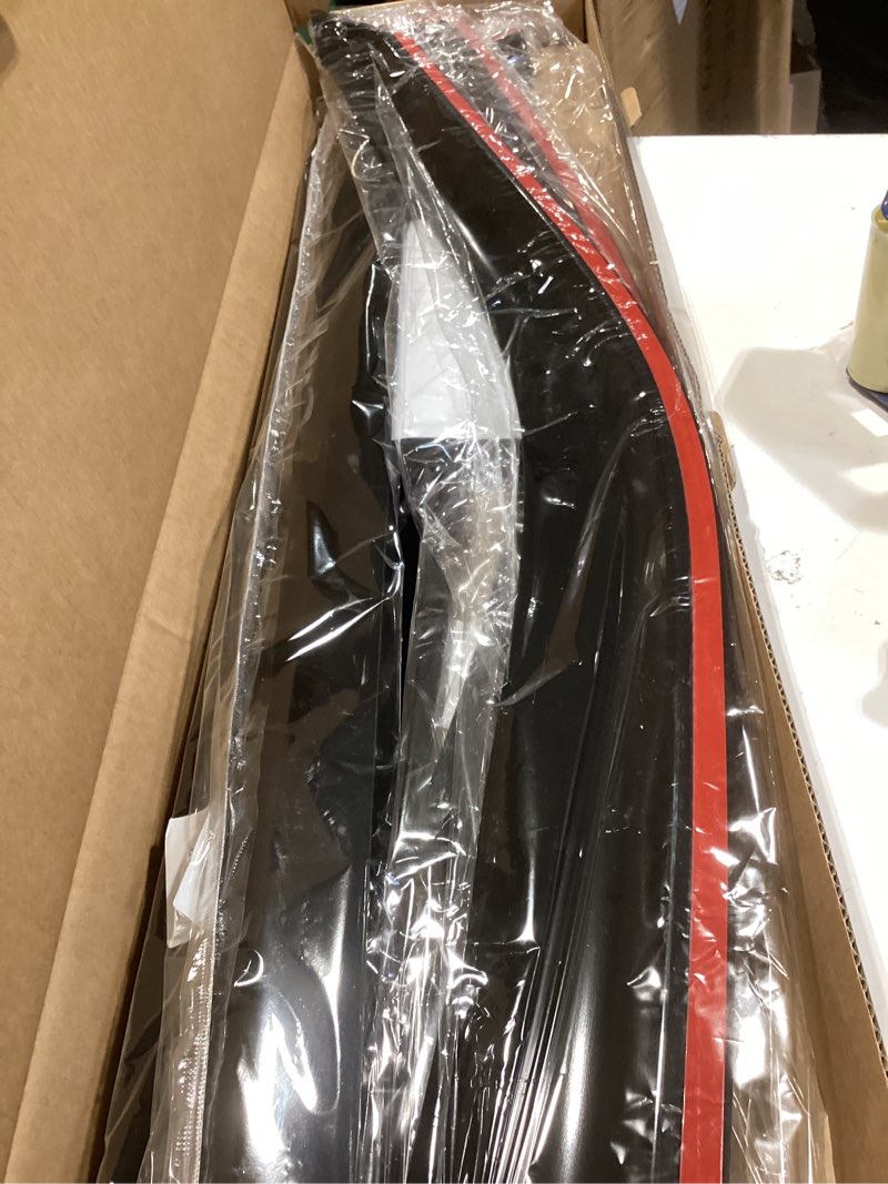 Condition photo showing Good Condition for window visors rain guards for 2017-2026 ford f250-f550 super duty supercrew, out-channel window vent wind deflectors visors shades for 17-26 f-250 f-350 f-450 f-550 sd crew cab, for full-size cabs